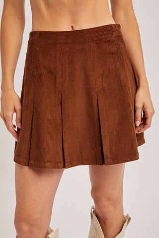 Emery Corduroy Mini Skirt