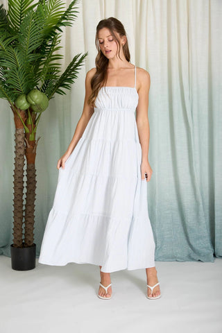 Sloane Stripe Midi Dress