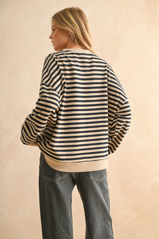 Maren Striped Pullover