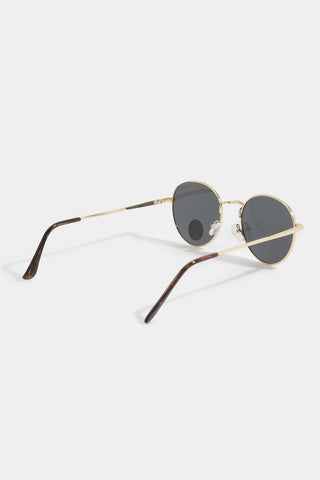 Round Metal Frame Polarized Sunglasses