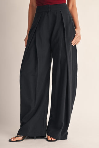 Hartley Pleated Wide Leg Trouser