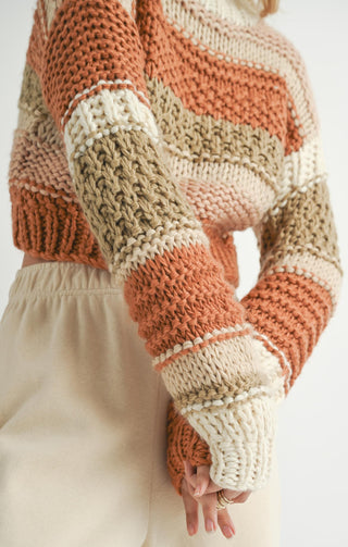 Butter Pecan Chunky Sweater