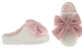 Cozi Tinsel Bow Slippers | MIA