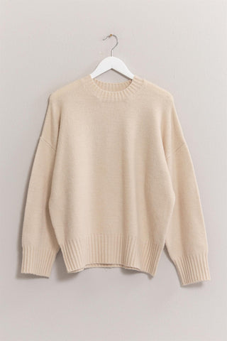 Vanilla Chai Oversized Sweater